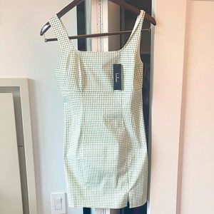 Lulu's, Small, Sage Green Gingham Mini Dress